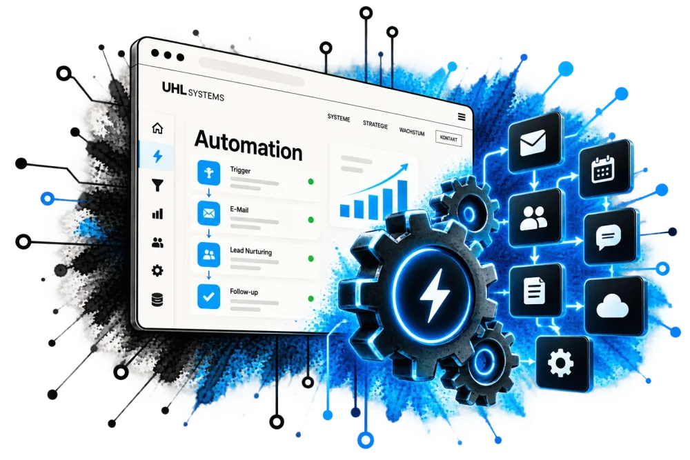 Automation-Dashboard mit verknüpften Workflows